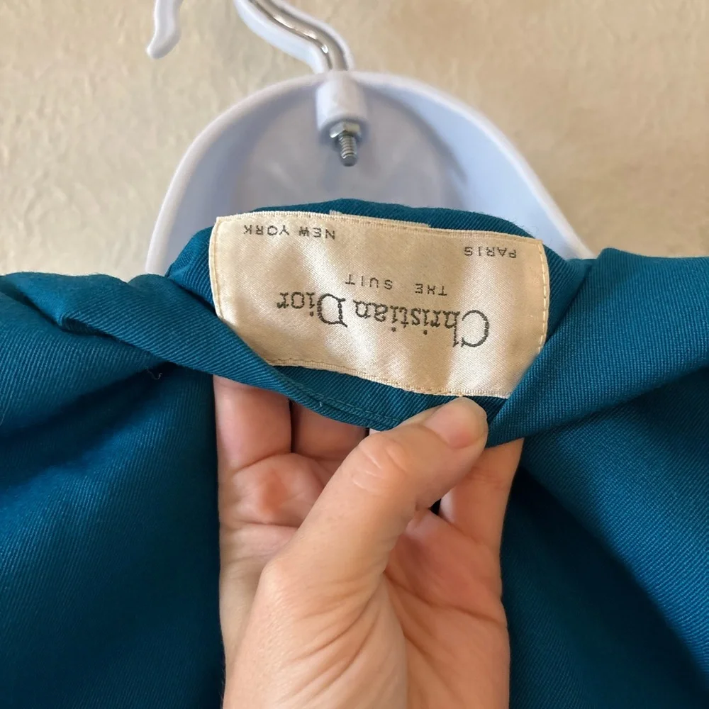 Christian Dior Vintage Wool‎ suit size 12